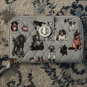 Vera Bradley Turnlock wallet in “Dog Show”